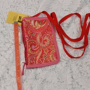 2835 Smart Phone Crossbody Zippered Wallet Bag